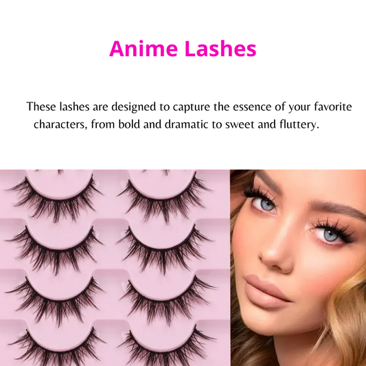 Anime & Cosplay Eyelashes 3D